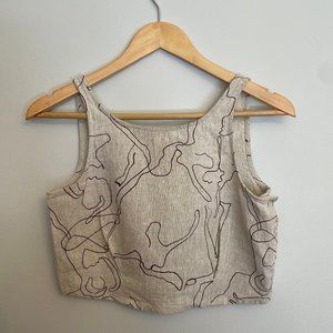 Paloma Wool Colomba Top in Dancing Bodies Print